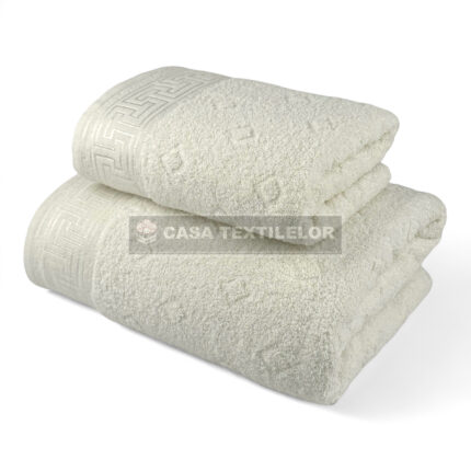 Prosoape de baie din bumbac – Labirint Crem