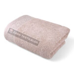 Prosoape de baie din bumbac – Labirint Roz Pudra - imagine 2