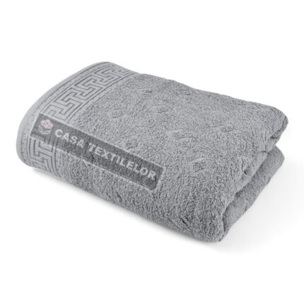 Prosoape de baie din bumbac – Labirint Gri - imagine 2