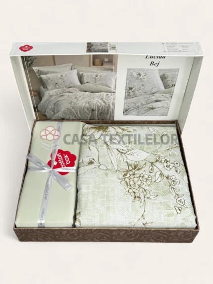 Lenjerie de pat Bumbac Satin Lux 3D – CottonBox #001