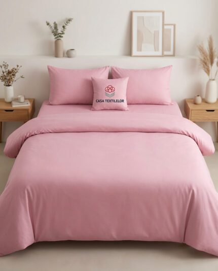 Lenjerie de pat Bumbac Satin Lux – Hugs #001