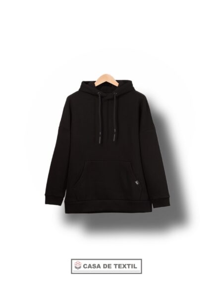 Hanorac cu gluga Barbati BLACK