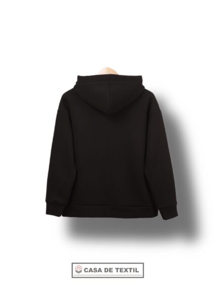 Hanorac cu gluga Dama BLACK - imagine 2