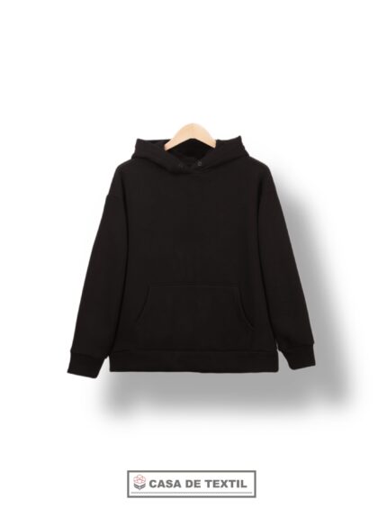 Hanorac cu gluga Dama BLACK