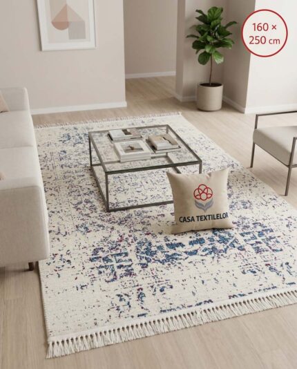 Covor modern de cameră 160×250 cm – covor din bumbac pentru living, Abstract