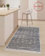 Covor din bumbac 80×150 cm cu două fețe – Silver Mist - imagine 2