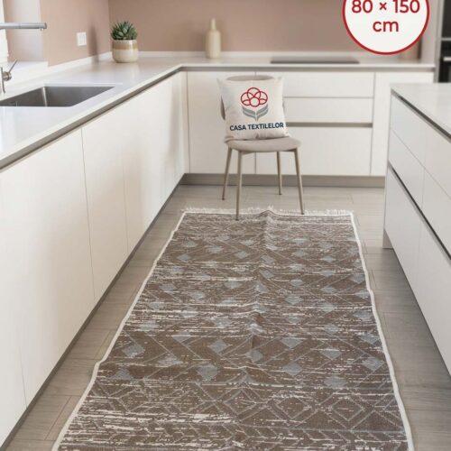 Covor din bumbac 80x150 cm cu două fețe - Ethno Heritag - 2 – Casa Textilelor Moldova