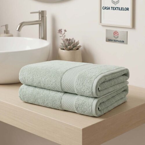 Prosop Bumbac Moale pentru Baie 02 – 100% Bumbac Natural | Casa Textilelor