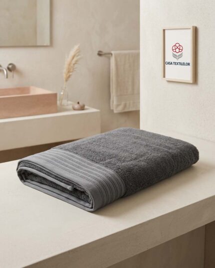 Prosop Bumbac pentru Baie și Duș 22 – Uscare Rapidă | Casa Textilelor