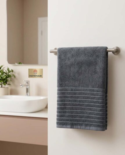 Prosop de Baie Bumbac Natural 27 – Durabil și Pufos | Casa Textilelor